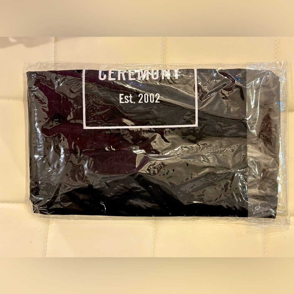 Opening Ceremony Logo Tote Bag Black Brand New With Tag Made In USA 100% Cotton - Picture 7 of 7